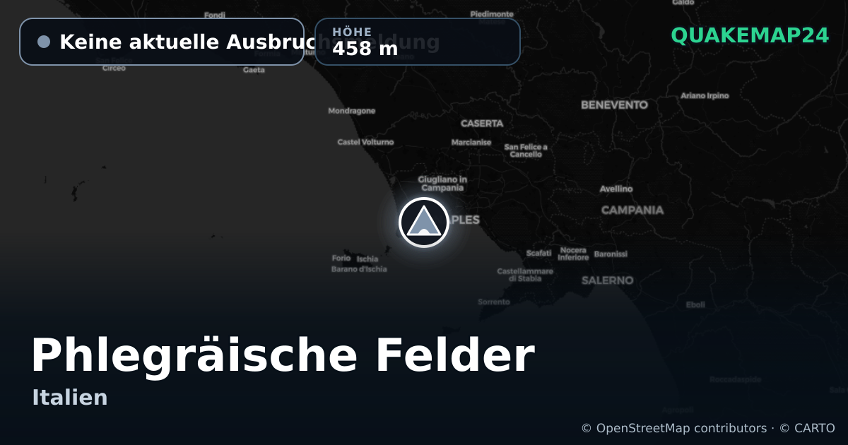 Phlegräische Felder · Keine aktuelle Ausbruchsmeldung · 458 m