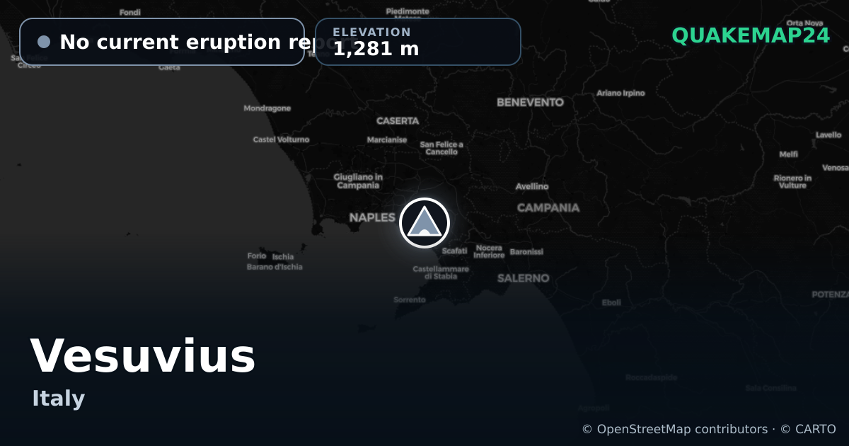 Vesuvius · No current eruption report · 1,281 m