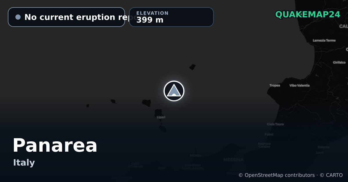 Panarea · No current eruption report · 399 m