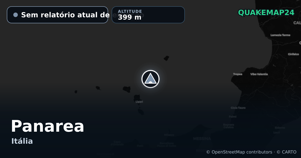 Panarea · Sem relatório atual de erupção · 399 m