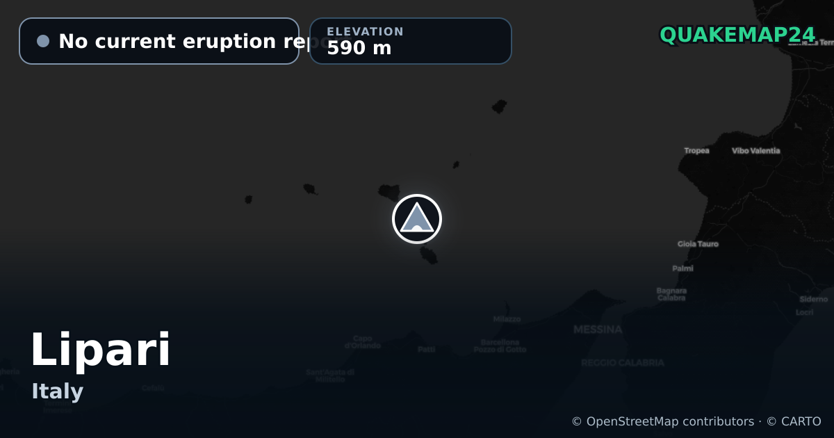 Lipari · No current eruption report · 590 m