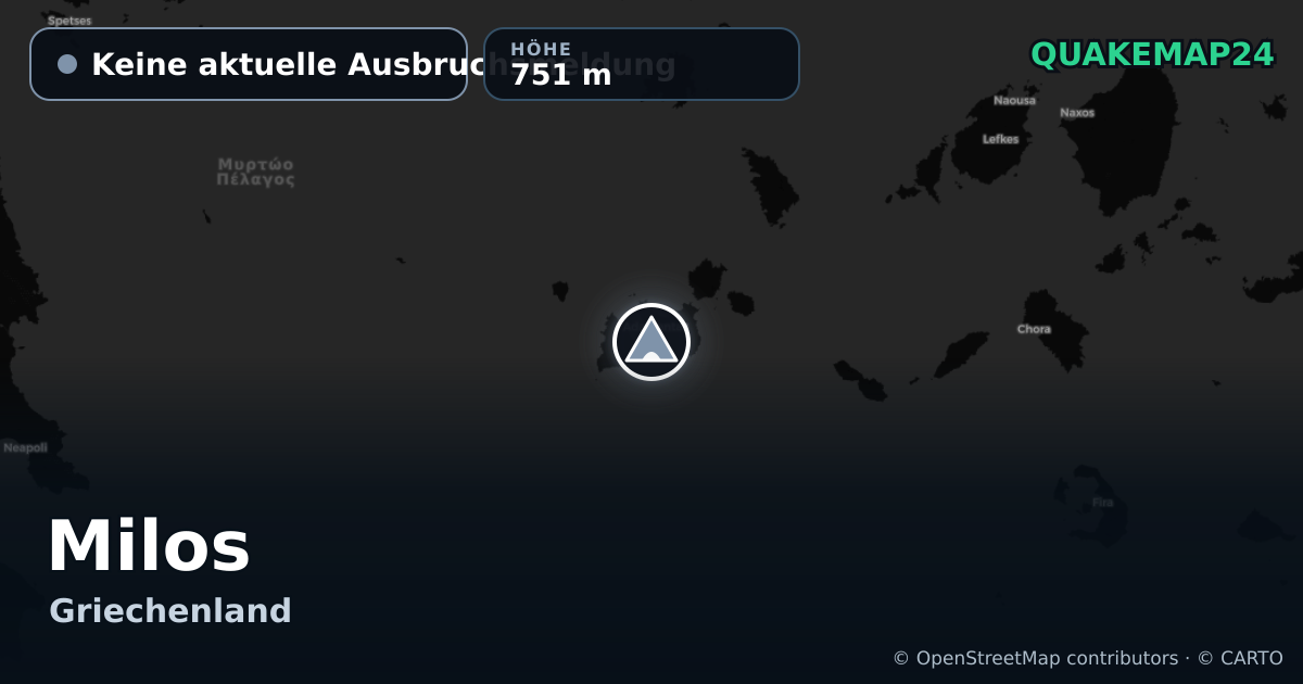 Milos · Keine aktuelle Ausbruchsmeldung · 751 m