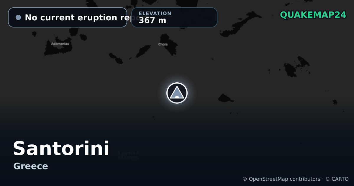 Santorini · No current eruption report · 367 m