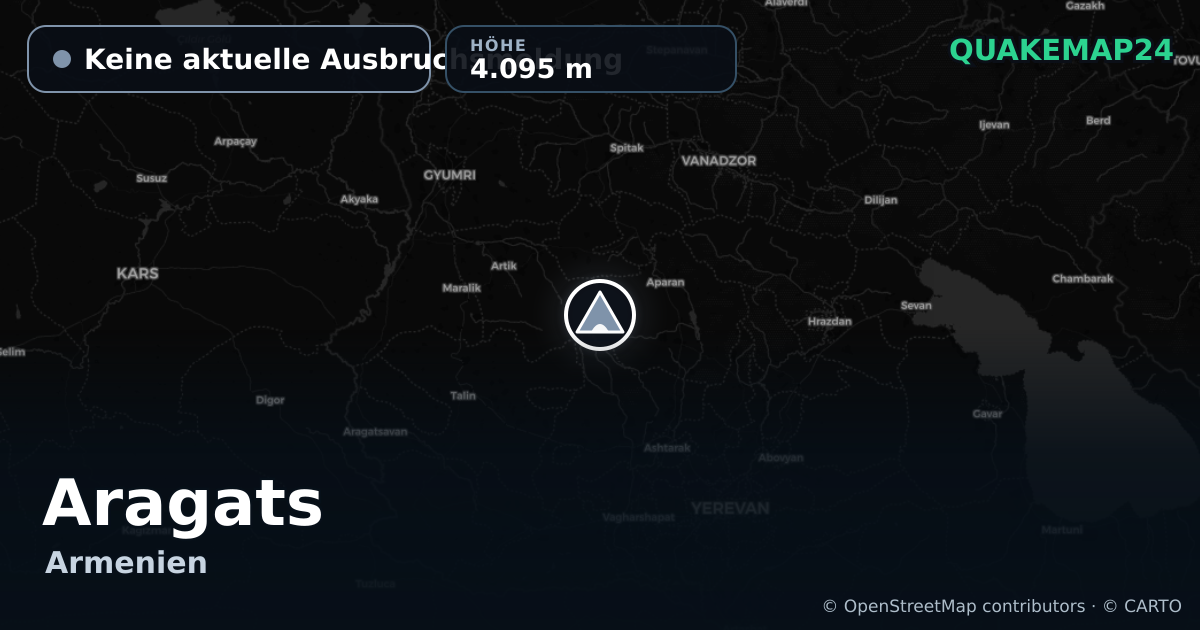 Aragats · Keine aktuelle Ausbruchsmeldung · 4.095 m