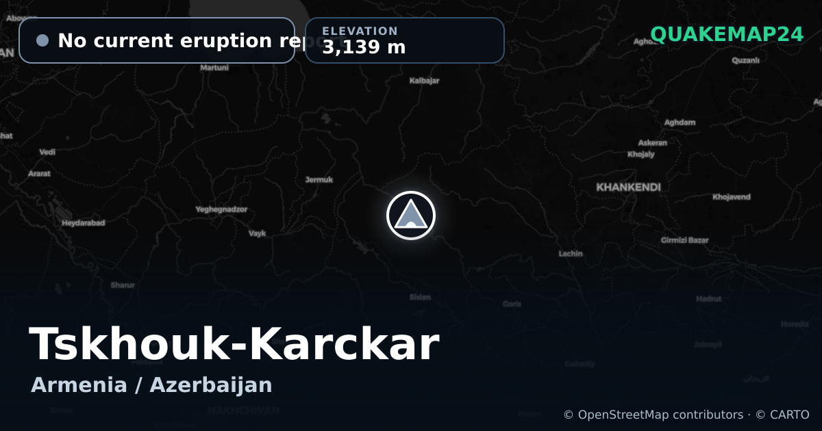 Tskhouk-Karckar · No current eruption report · 3,139 m
