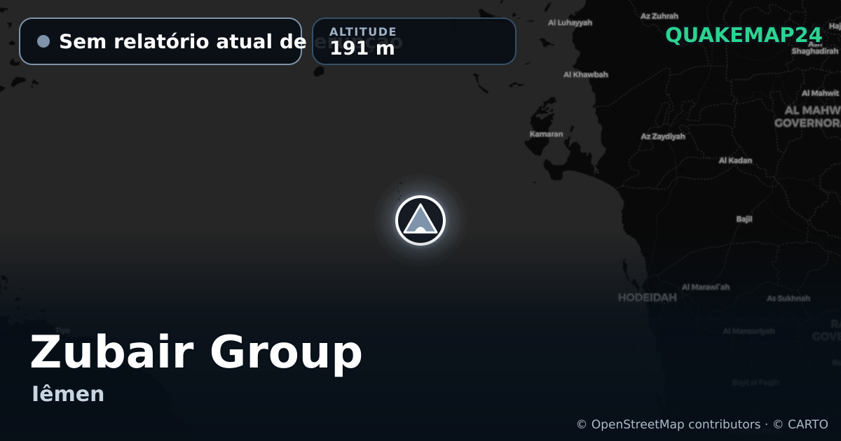 Zubair Group · Sem relatório atual de erupção · 191 m