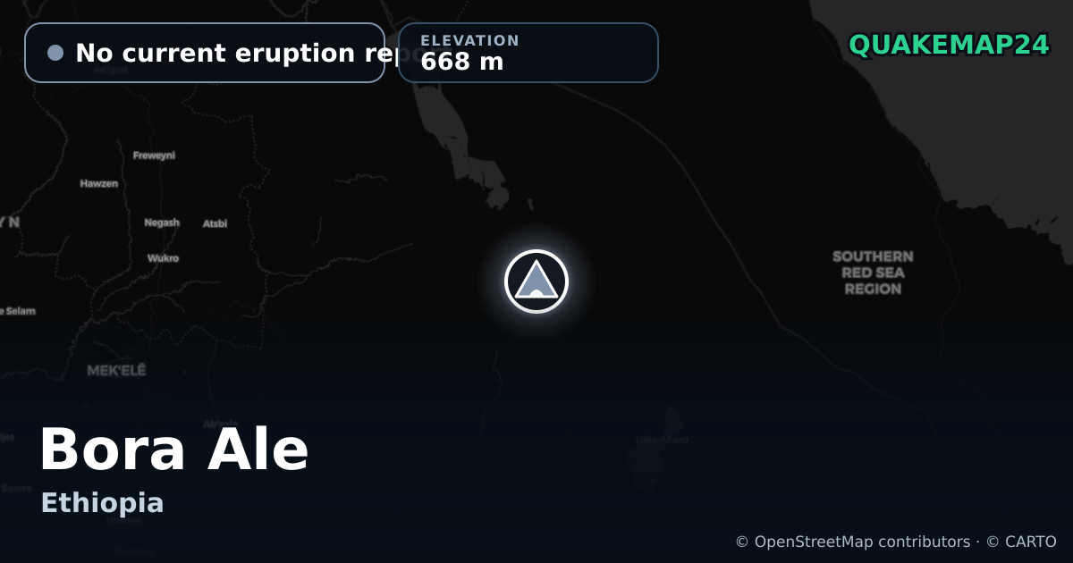 Bora Ale · No current eruption report · 668 m