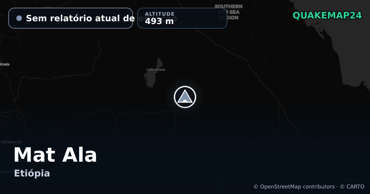 Mat Ala · Sem relatório atual de erupção · 493 m