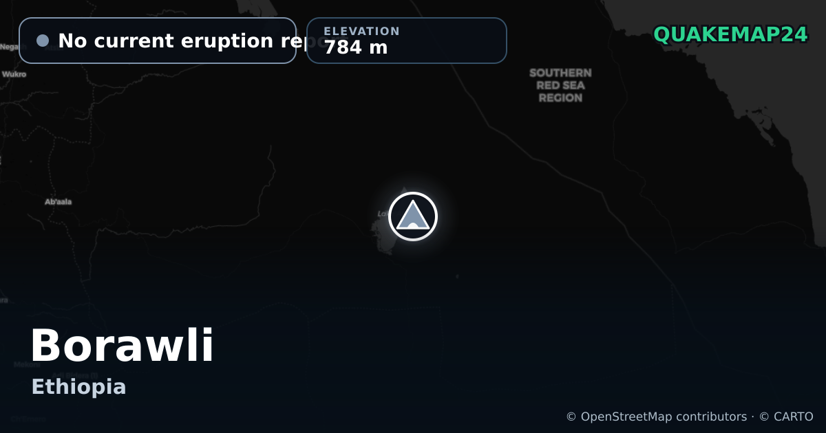 Borawli · No current eruption report · 784 m