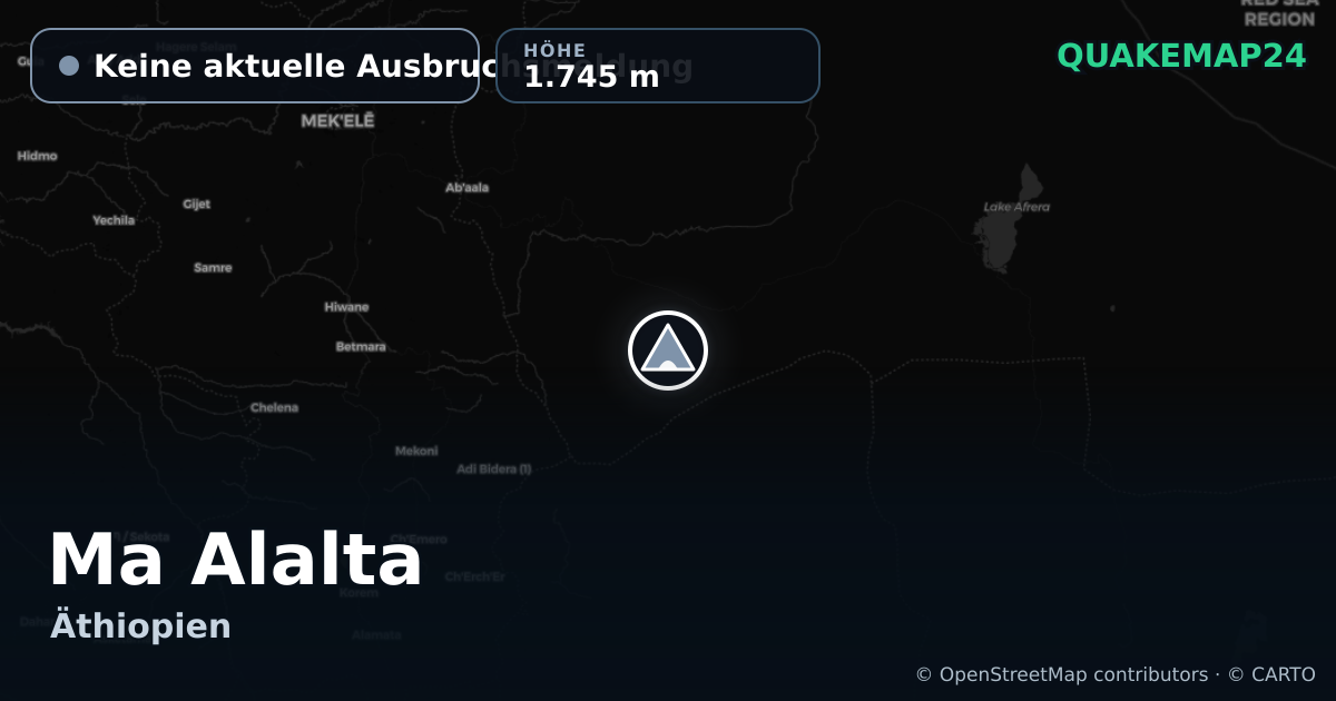 Ma Alalta · Keine aktuelle Ausbruchsmeldung · 1.745 m