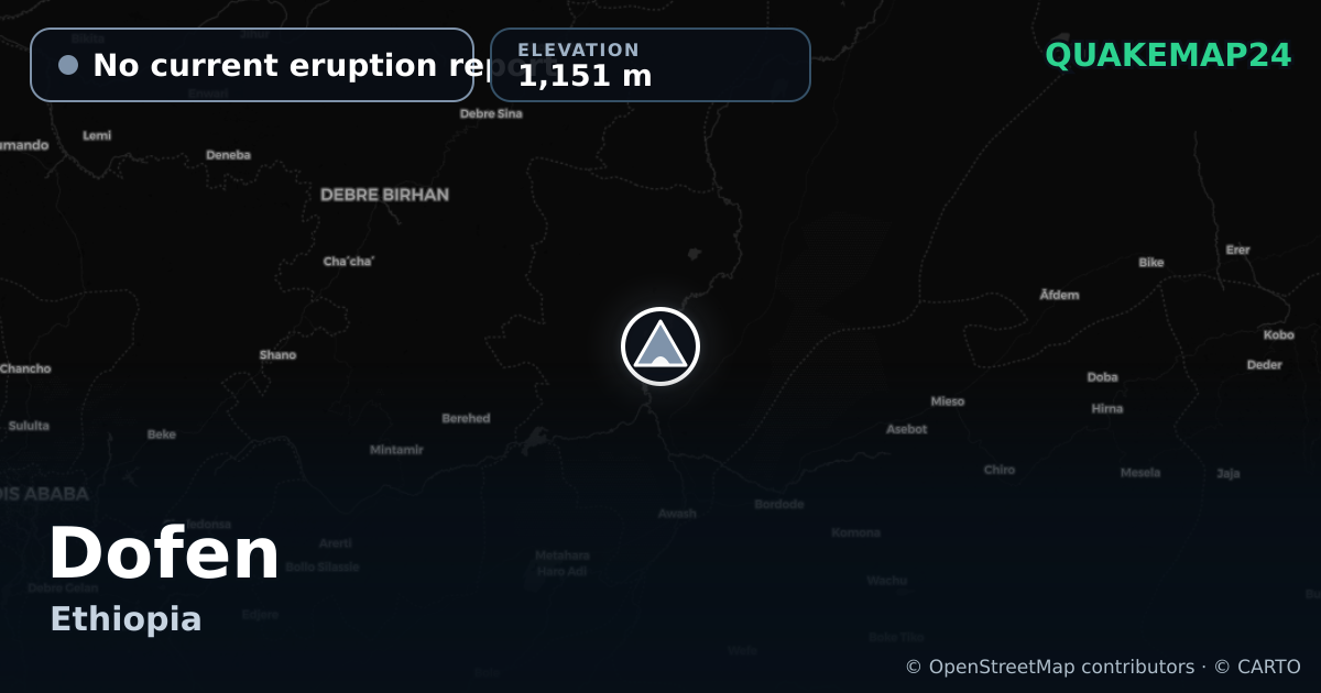 Dofen · No current eruption report · 1,151 m