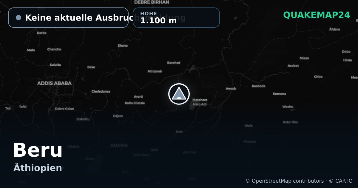 Beru · Keine aktuelle Ausbruchsmeldung · 1.100 m