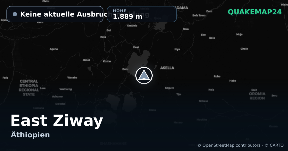 East Ziway · Keine aktuelle Ausbruchsmeldung · 1.889 m