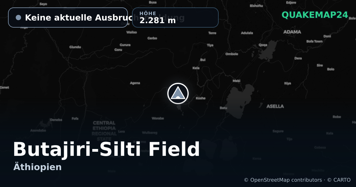 Butajiri-Silti Field · Keine aktuelle Ausbruchsmeldung · 2.281 m