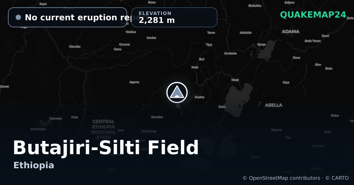 Butajiri-Silti Field · No current eruption report · 2,281 m