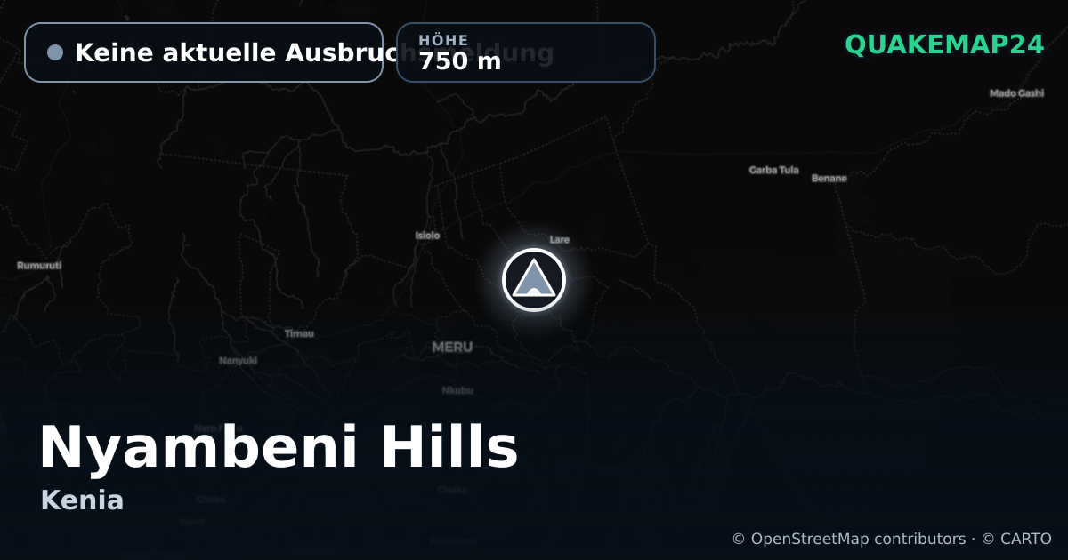 Nyambeni Hills · Keine aktuelle Ausbruchsmeldung · 750 m
