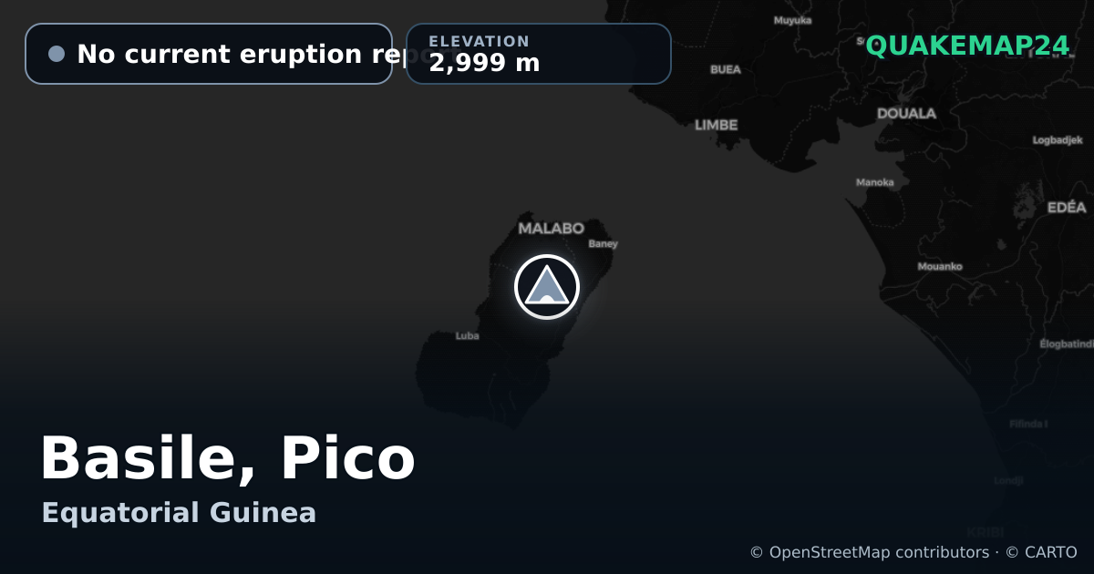 Basile, Pico · No current eruption report · 2,999 m
