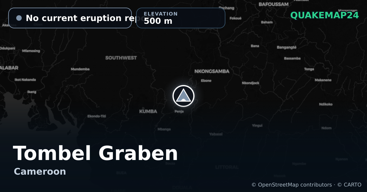 Tombel Graben · No current eruption report · 500 m