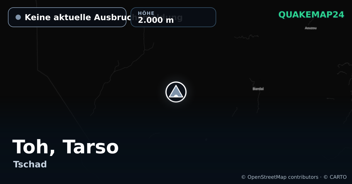 Toh, Tarso · Keine aktuelle Ausbruchsmeldung · 2.000 m