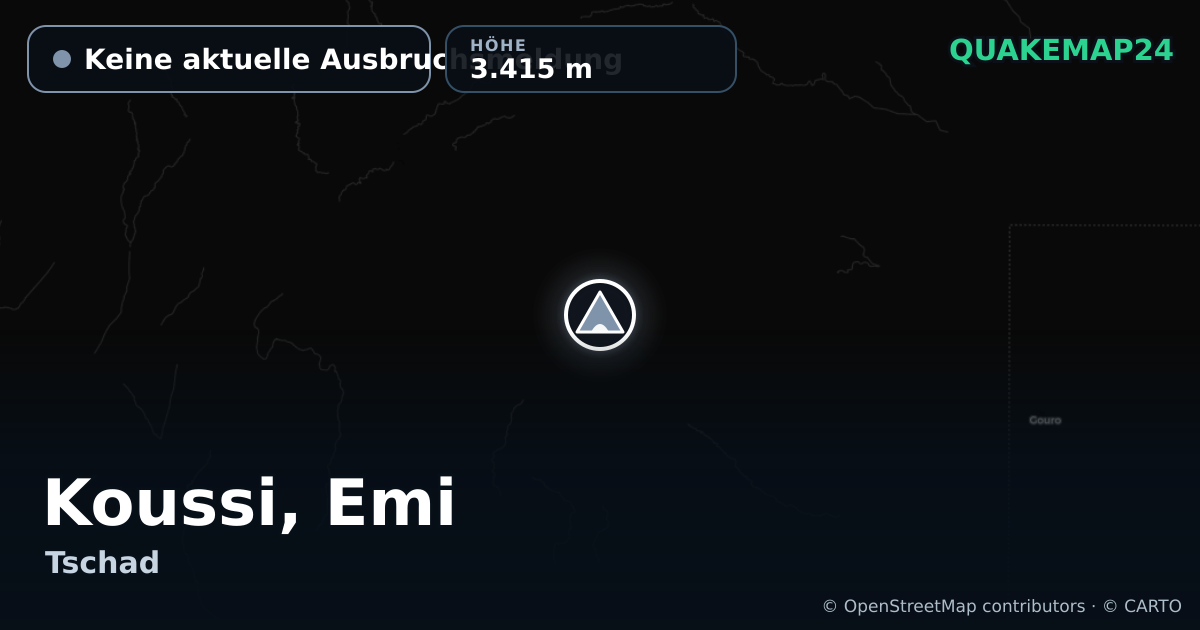 Koussi, Emi · Keine aktuelle Ausbruchsmeldung · 3.415 m