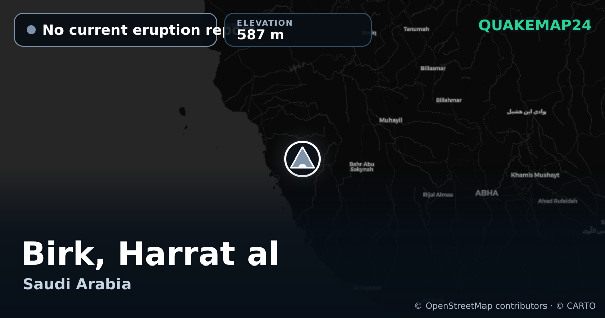 Birk, Harrat al · No current eruption report · 587 m