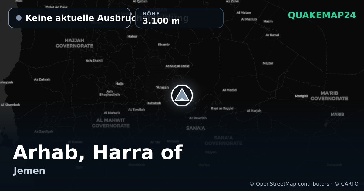 Arhab, Harra of · Keine aktuelle Ausbruchsmeldung · 3.100 m