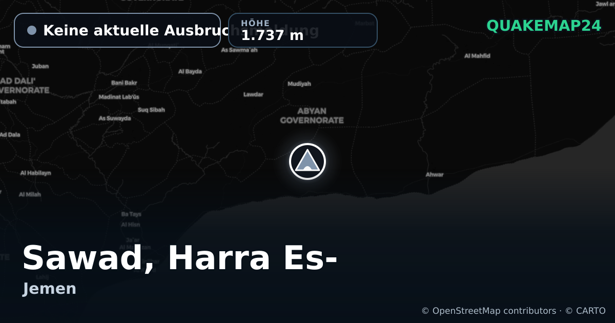 Sawad, Harra Es- · Keine aktuelle Ausbruchsmeldung · 1.737 m