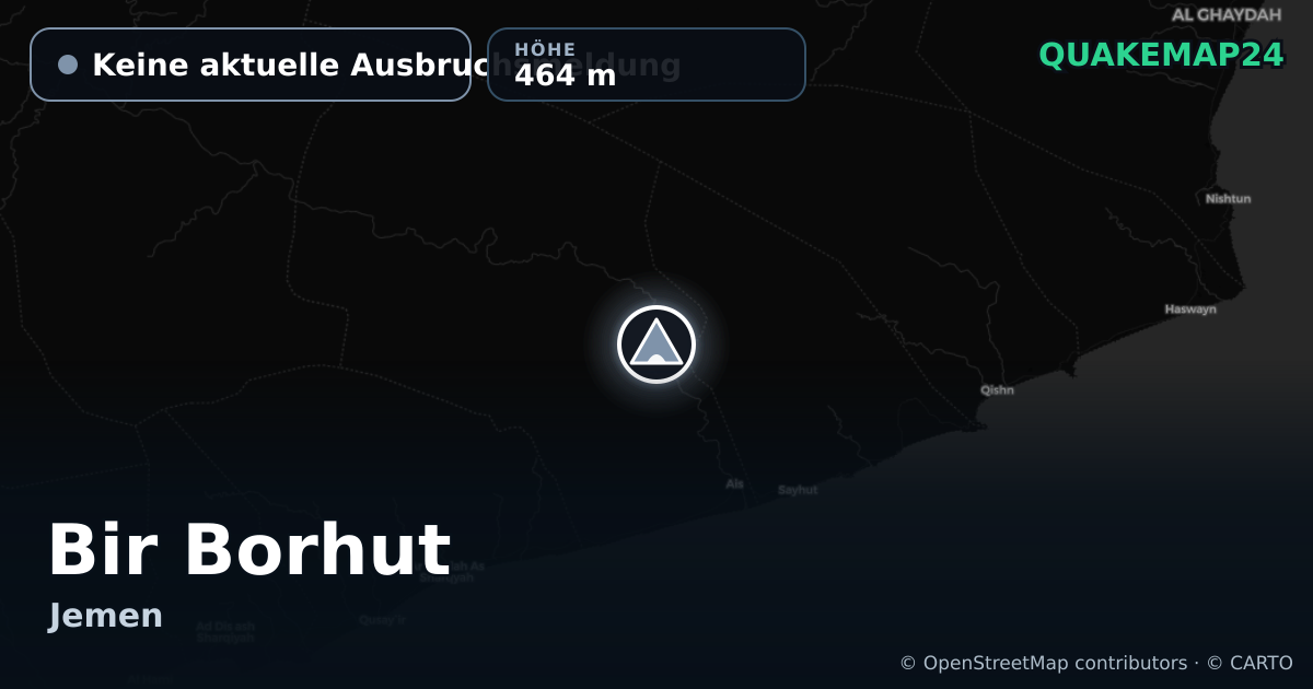 Bir Borhut · Keine aktuelle Ausbruchsmeldung · 464 m