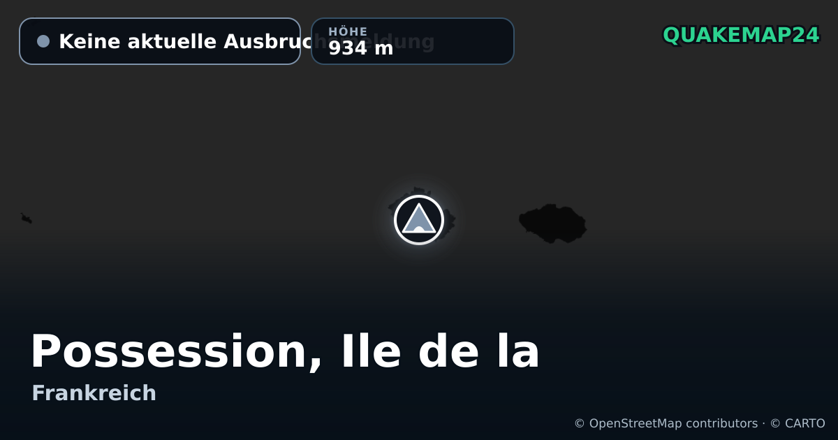 Possession, Ile de la · Keine aktuelle Ausbruchsmeldung · 934 m