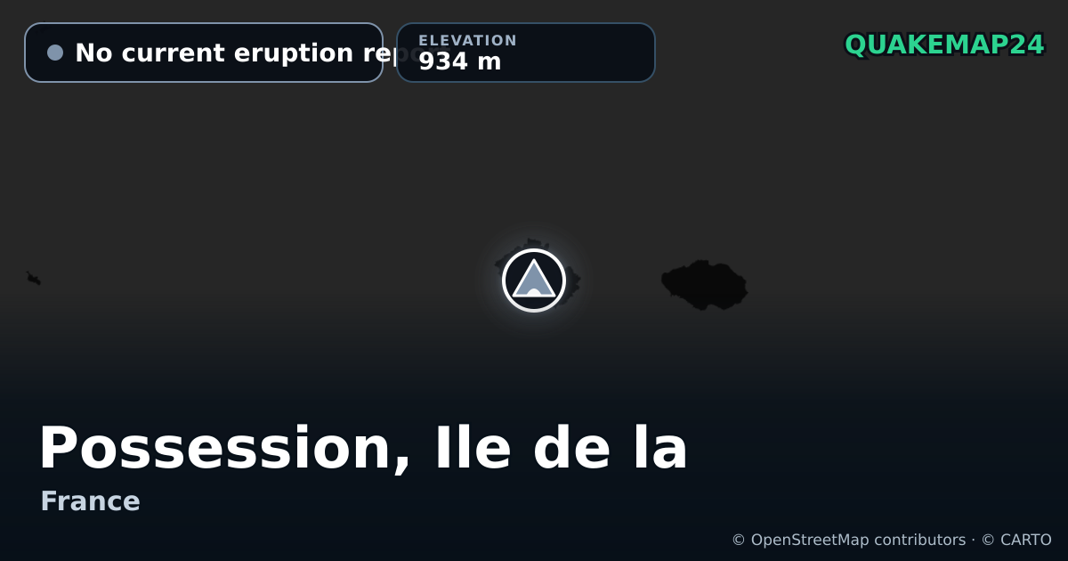Possession, Ile de la · No current eruption report · 934 m