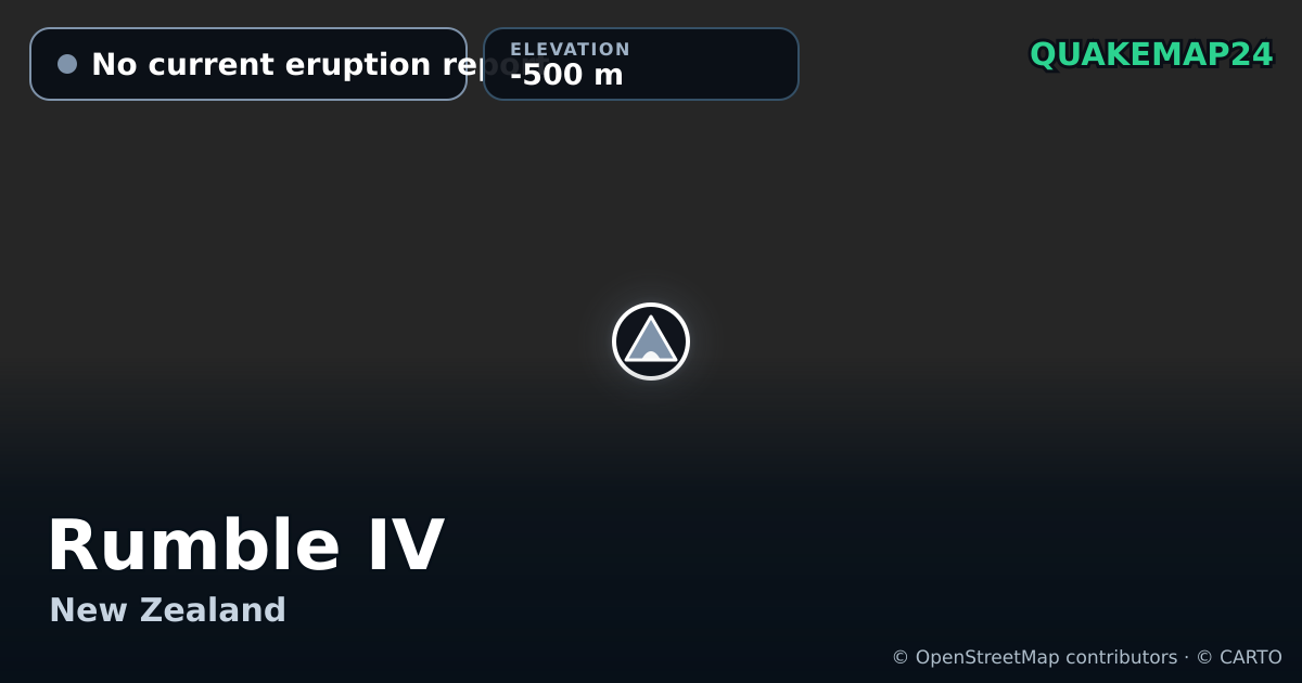 Rumble IV · No current eruption report · -500 m