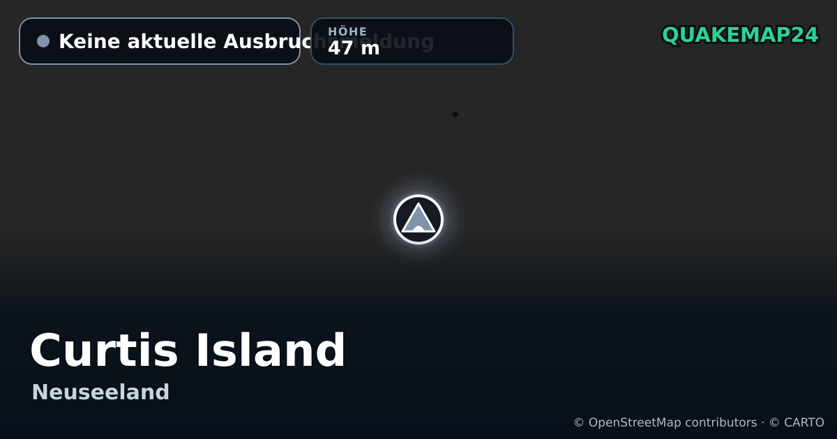 Curtis Island · Keine aktuelle Ausbruchsmeldung · 47 m