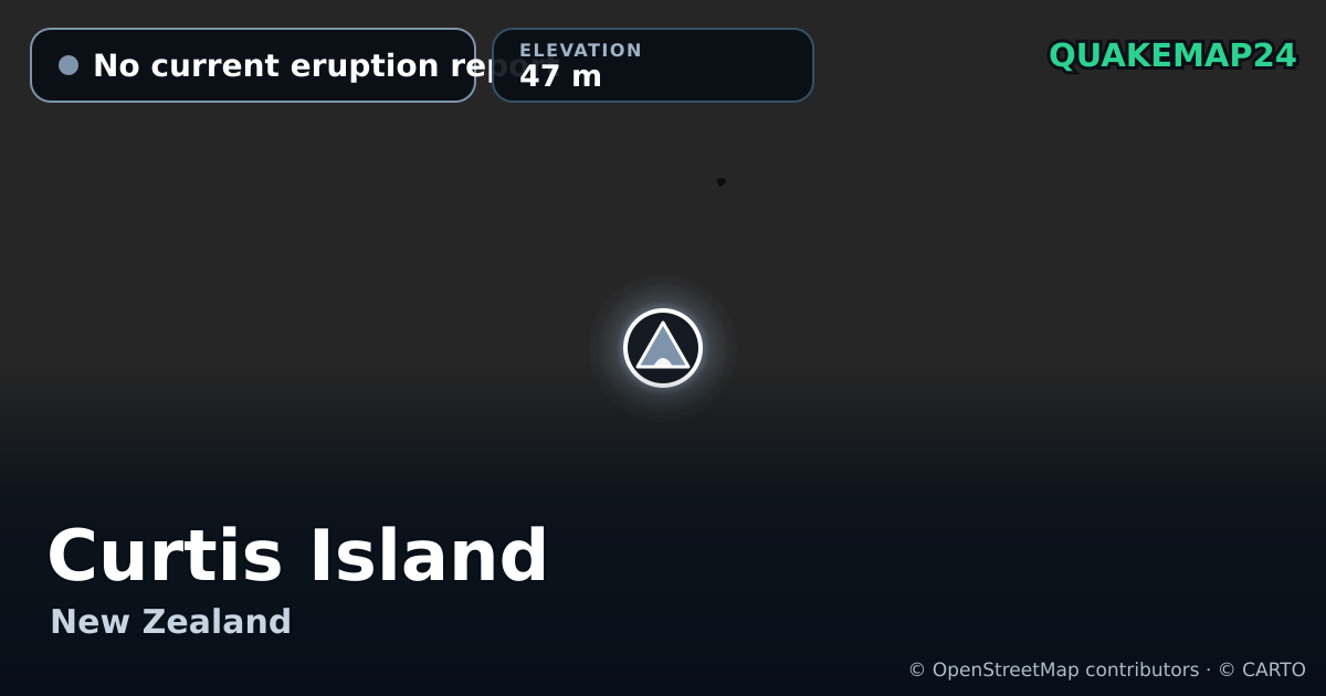 Curtis Island · No current eruption report · 47 m