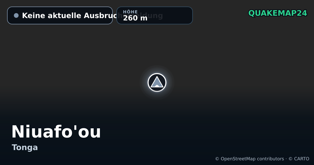 Niuafo'ou · Keine aktuelle Ausbruchsmeldung · 260 m