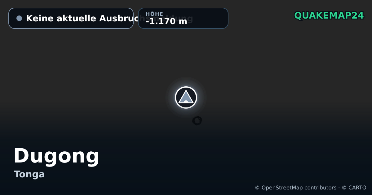 Dugong · Keine aktuelle Ausbruchsmeldung · -1.170 m