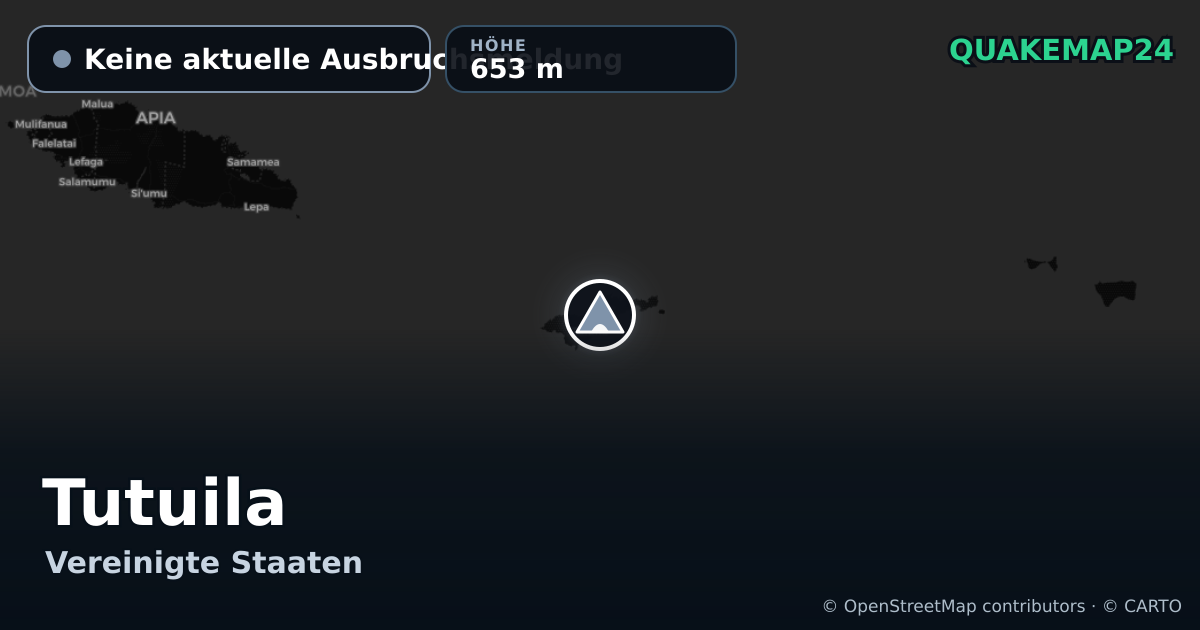 Tutuila · Keine aktuelle Ausbruchsmeldung · 653 m