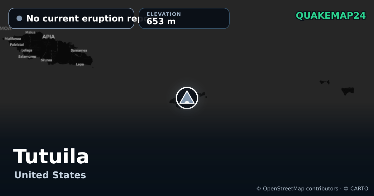 Tutuila · No current eruption report · 653 m