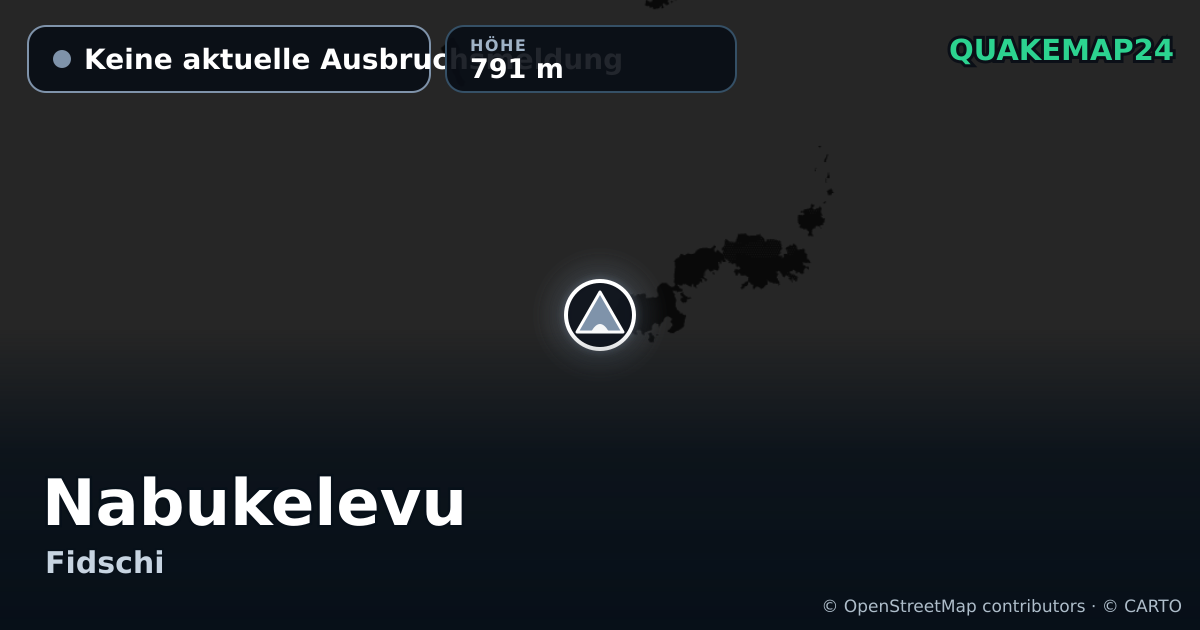 Nabukelevu · Keine aktuelle Ausbruchsmeldung · 791 m