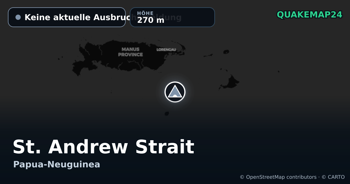 St. Andrew Strait · Keine aktuelle Ausbruchsmeldung · 270 m