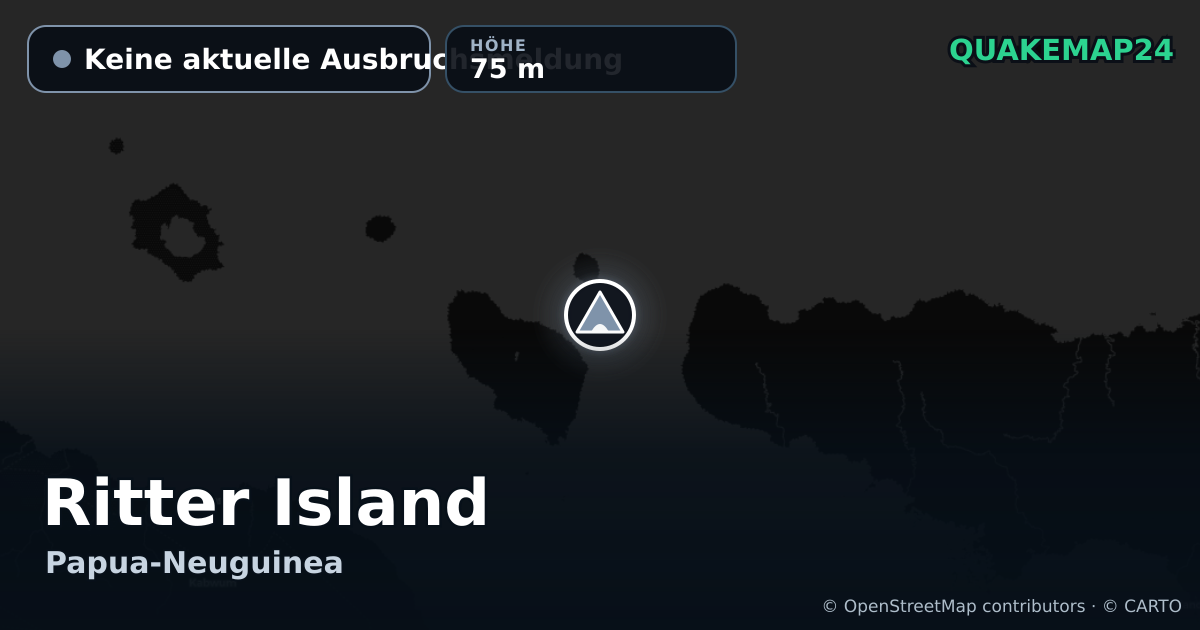 Ritter Island · Keine aktuelle Ausbruchsmeldung · 75 m