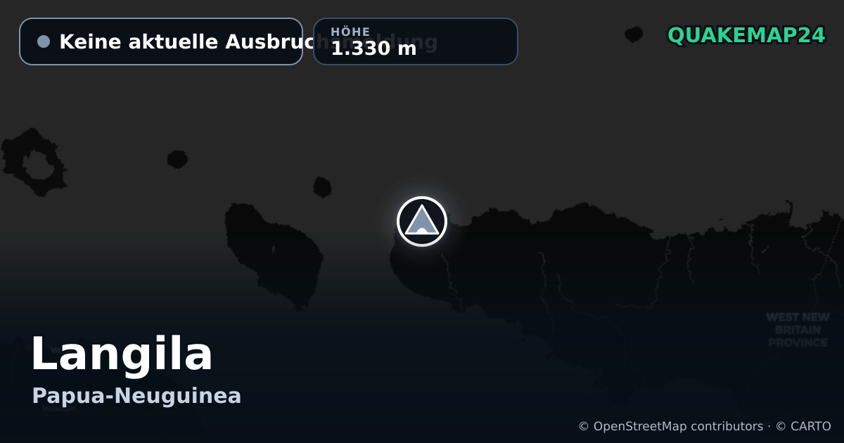 Langila · Keine aktuelle Ausbruchsmeldung · 1.330 m
