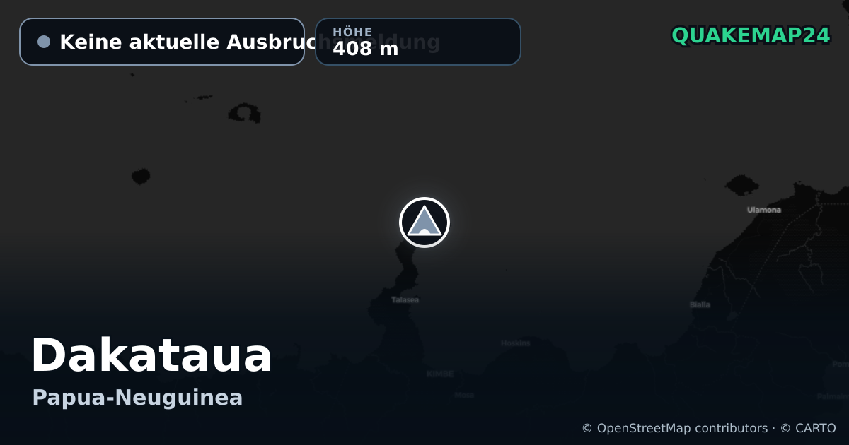 Dakataua · Keine aktuelle Ausbruchsmeldung · 408 m