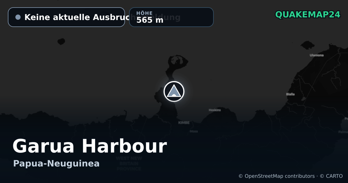 Garua Harbour · Keine aktuelle Ausbruchsmeldung · 565 m