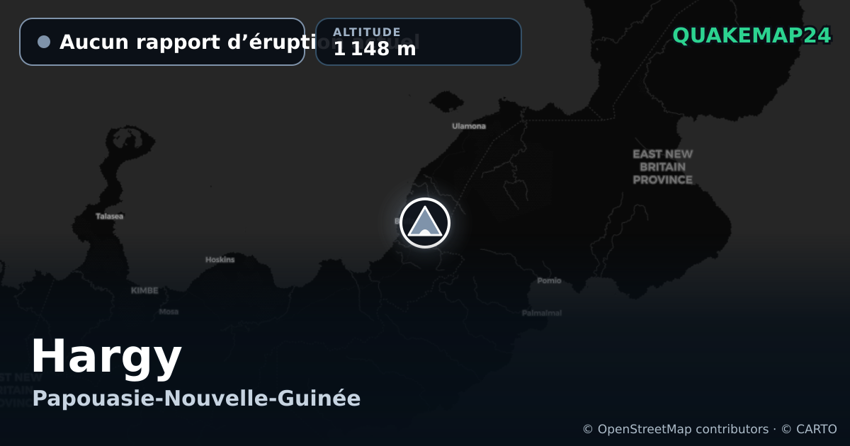 Hargy · Aucun rapport d’éruption actuel · 1 148 m