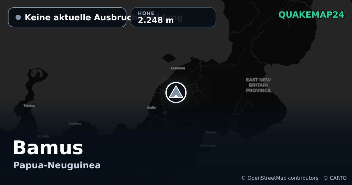 Bamus · Keine aktuelle Ausbruchsmeldung · 2.248 m