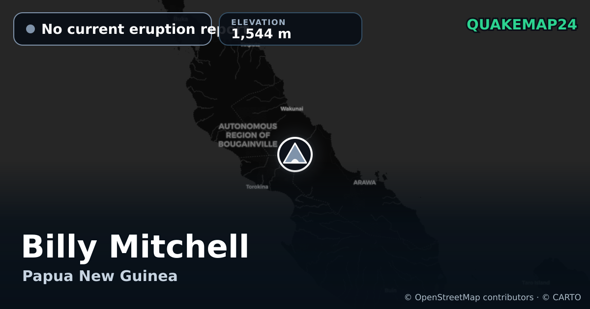Billy Mitchell · No current eruption report · 1,544 m