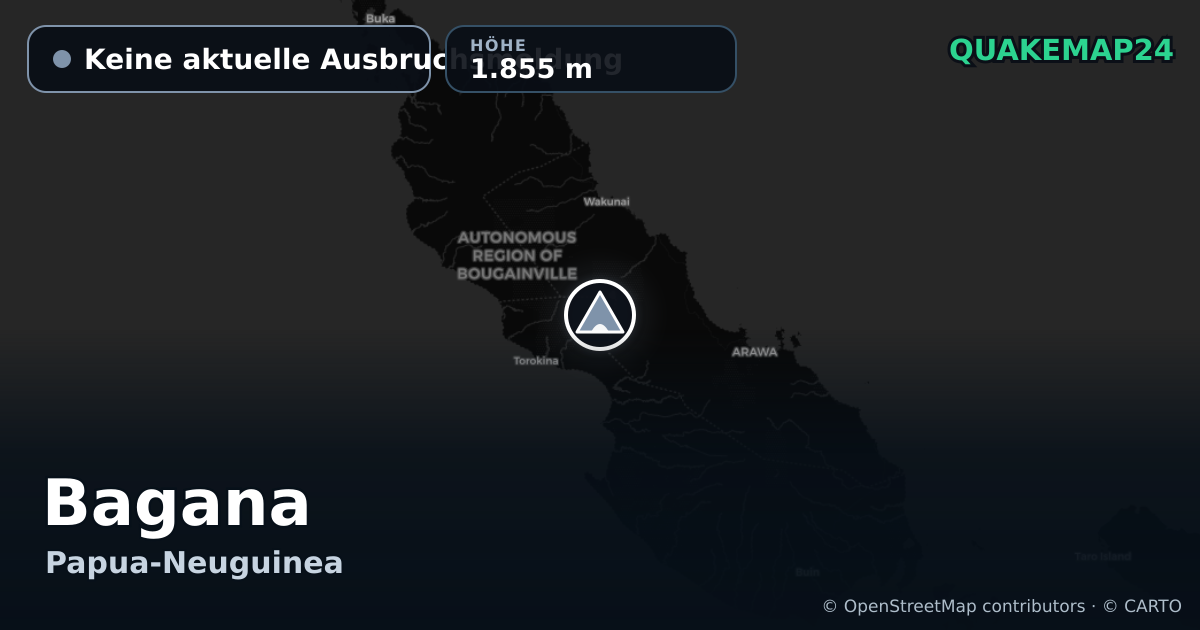 Bagana · Keine aktuelle Ausbruchsmeldung · 1.855 m