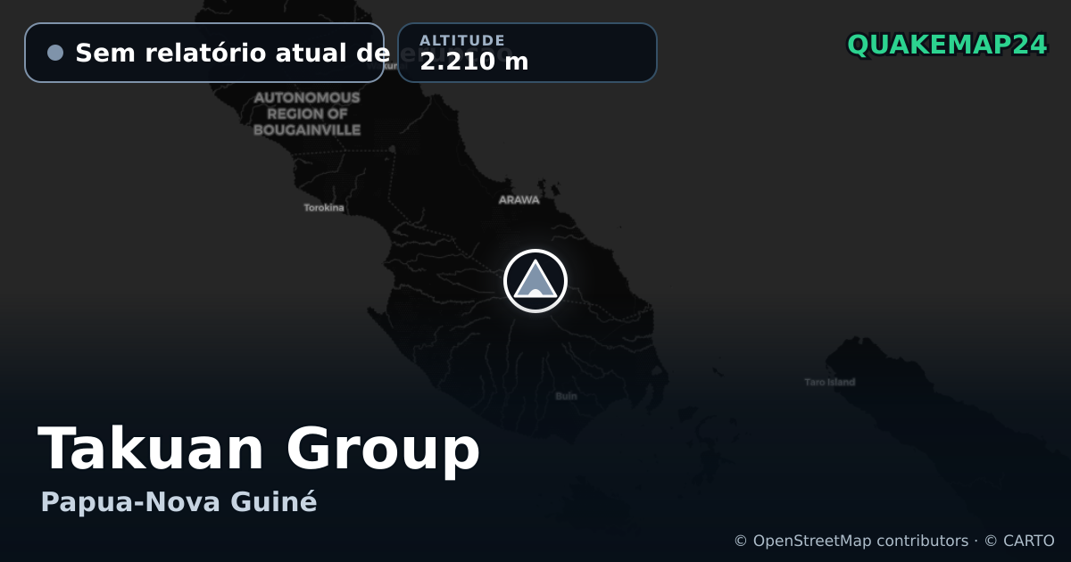 Takuan Group · Sem relatório atual de erupção · 2.210 m