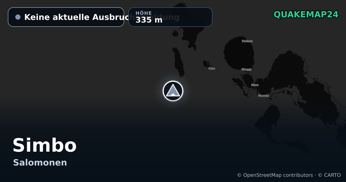 Simbo · Keine aktuelle Ausbruchsmeldung · 335 m