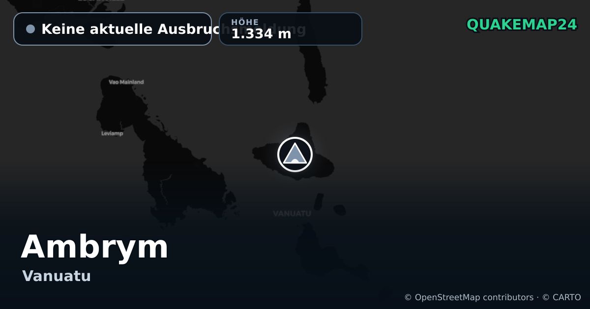 Ambrym · Keine aktuelle Ausbruchsmeldung · 1.334 m
